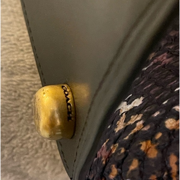 COACH Tabby Top Handle In Colorblock Snakeskin RARE ITEM - Picture 5 of 16